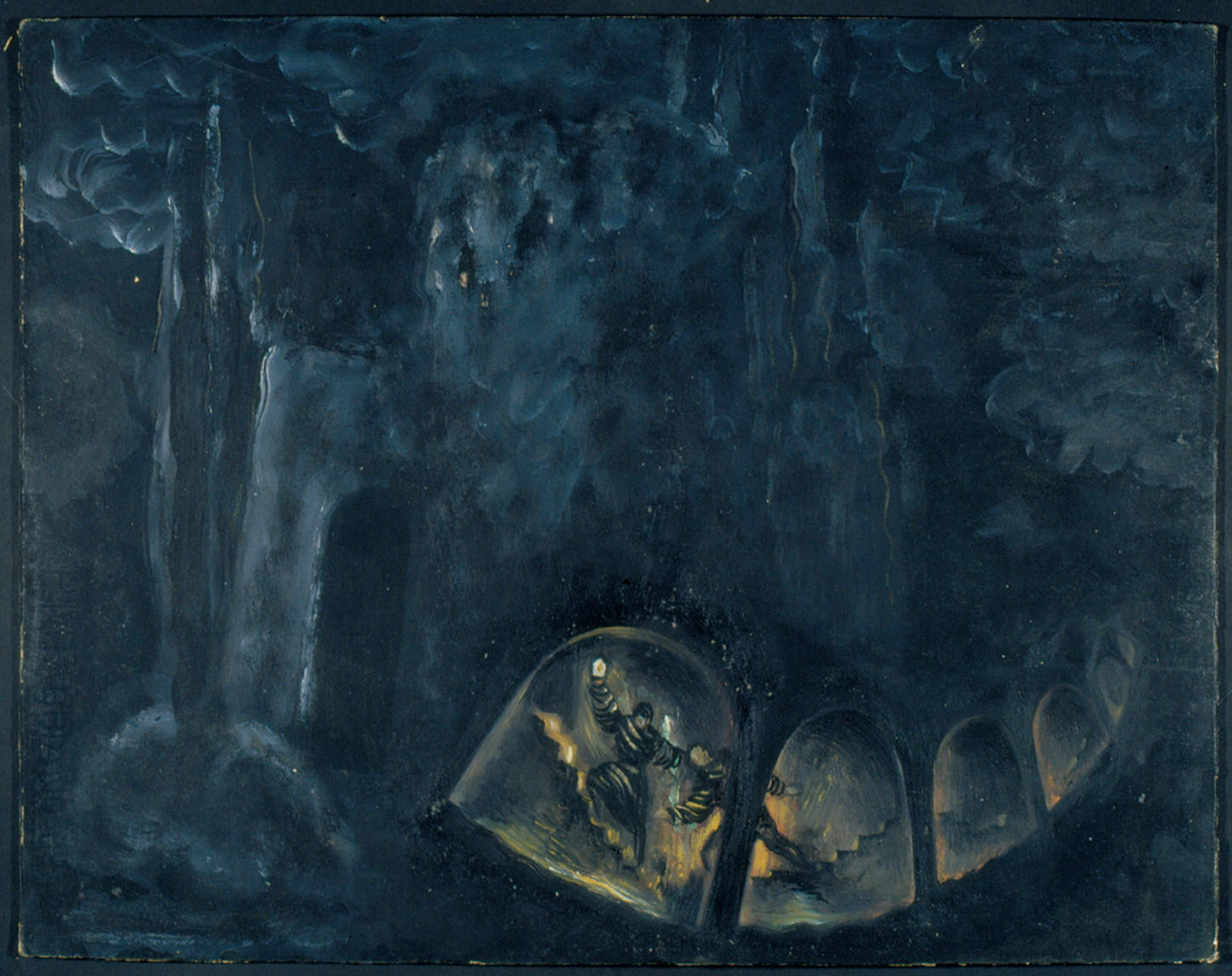 I sotterranei del castello Atto III, scena 2