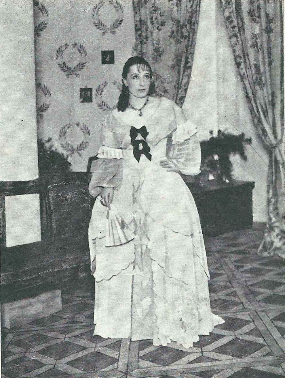 Marta Abba nel ruolo di Natalia Petrovna