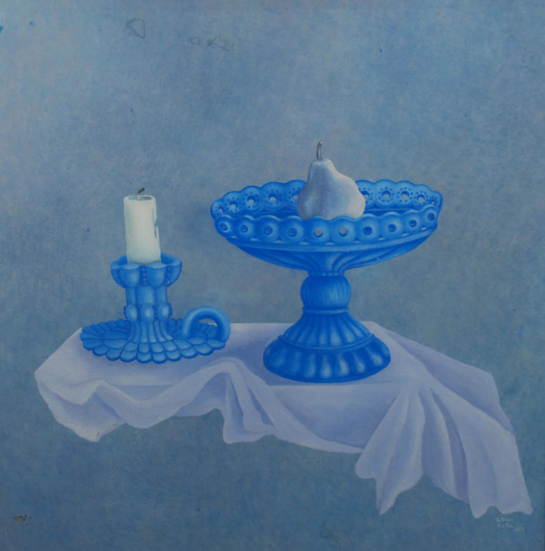 Senza titolo [Composizione con alzata e candela], 1976